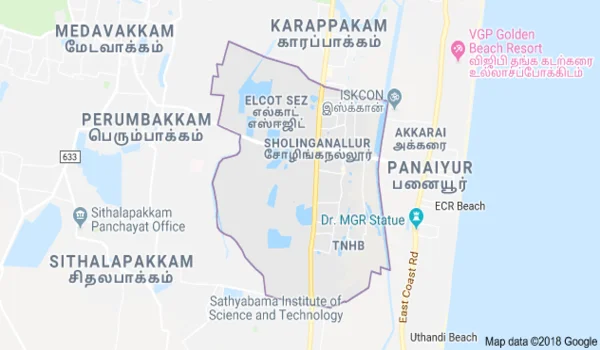 Featured Image of Sholinganallur Chennai Map